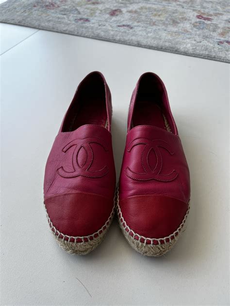 chanel espadrilles vintage|authentic Chanel espadrilles for sale.